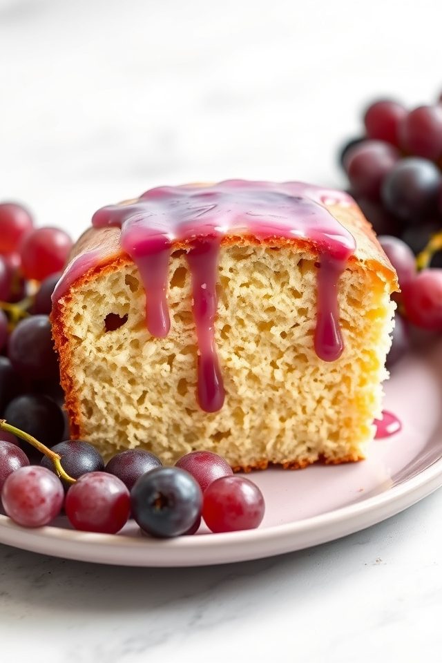 grape flavored moist pound cake