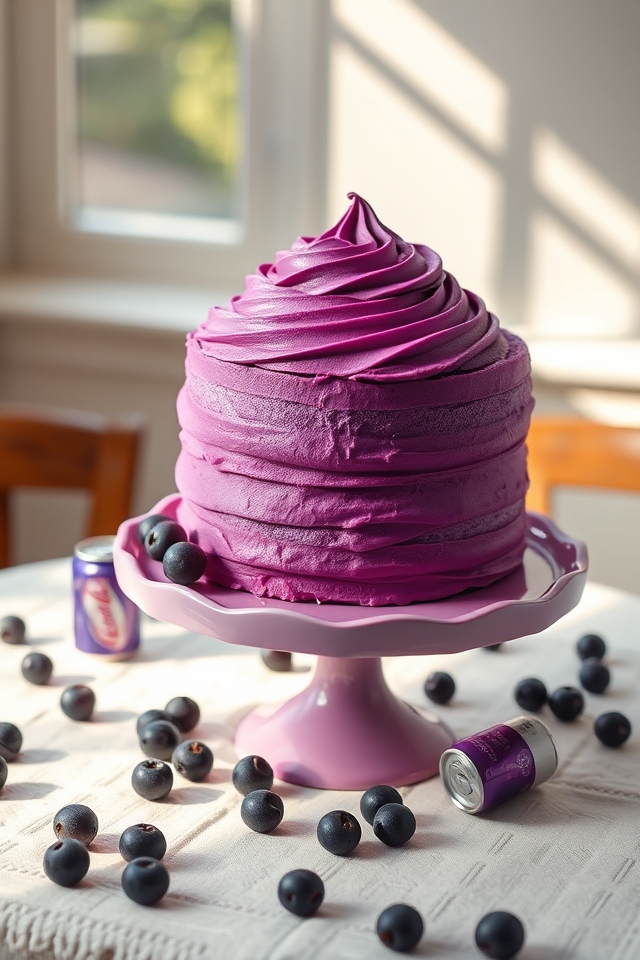 grape soda flavored cake