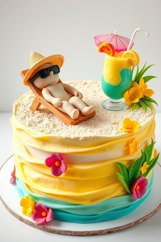 humorous retirement party cake