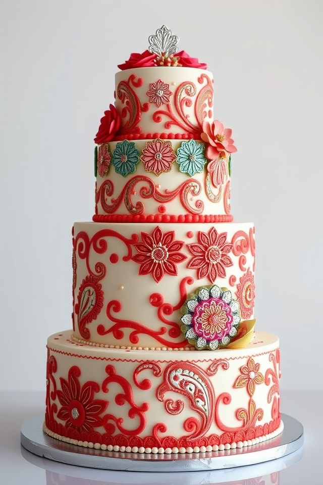 intricate traditional cake designs