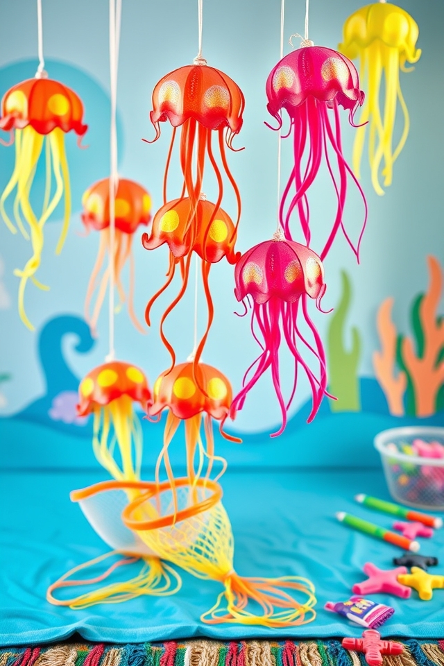 jellyfishing kids birthday game