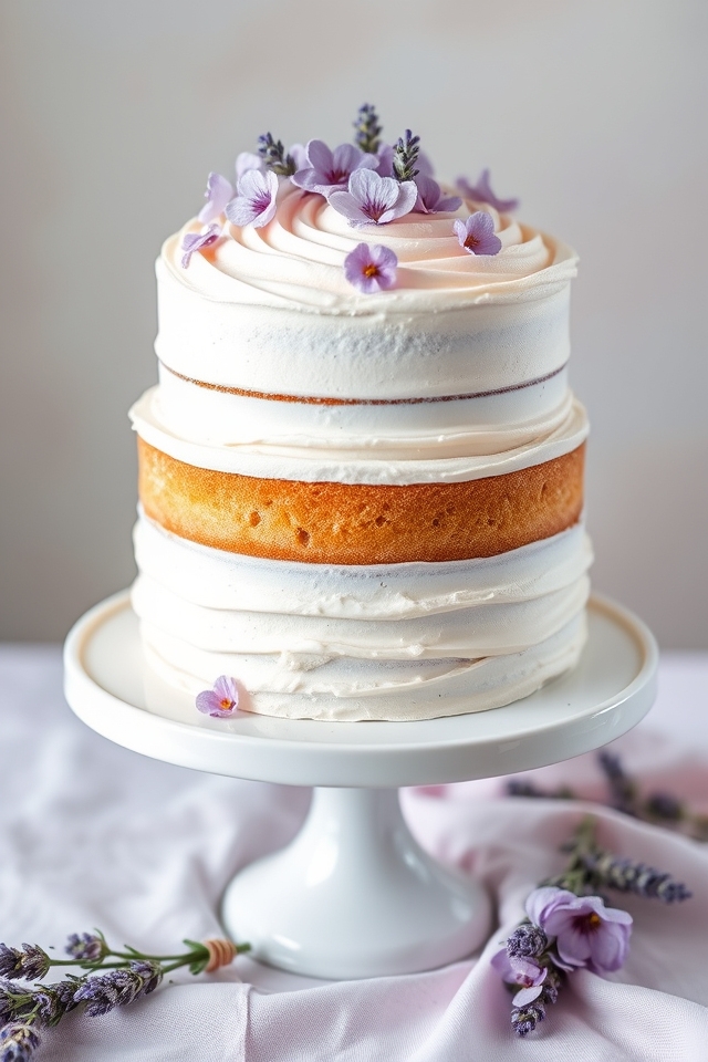 lavender buttercream celebration cake