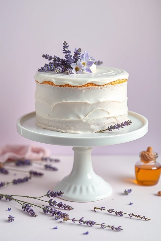 lavender honey cake elegance