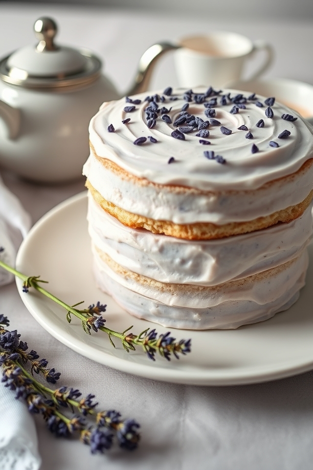 lavender infused earl grey cake