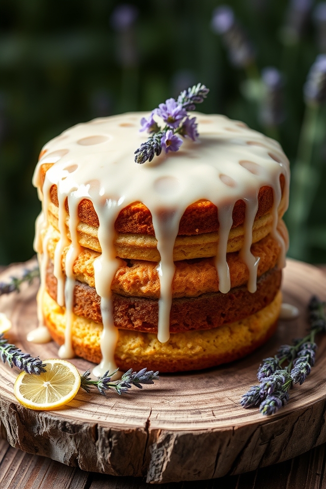 lavender lemon birthday cake