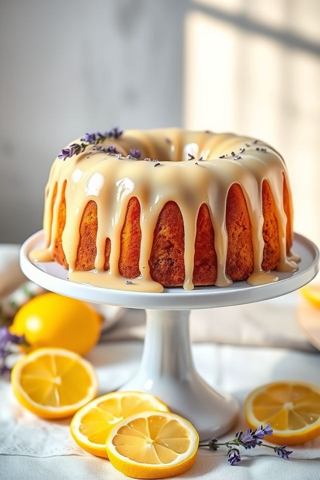 lavender lemon drizzle delight