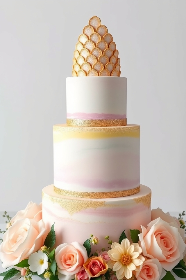 libra themed elegant cake design