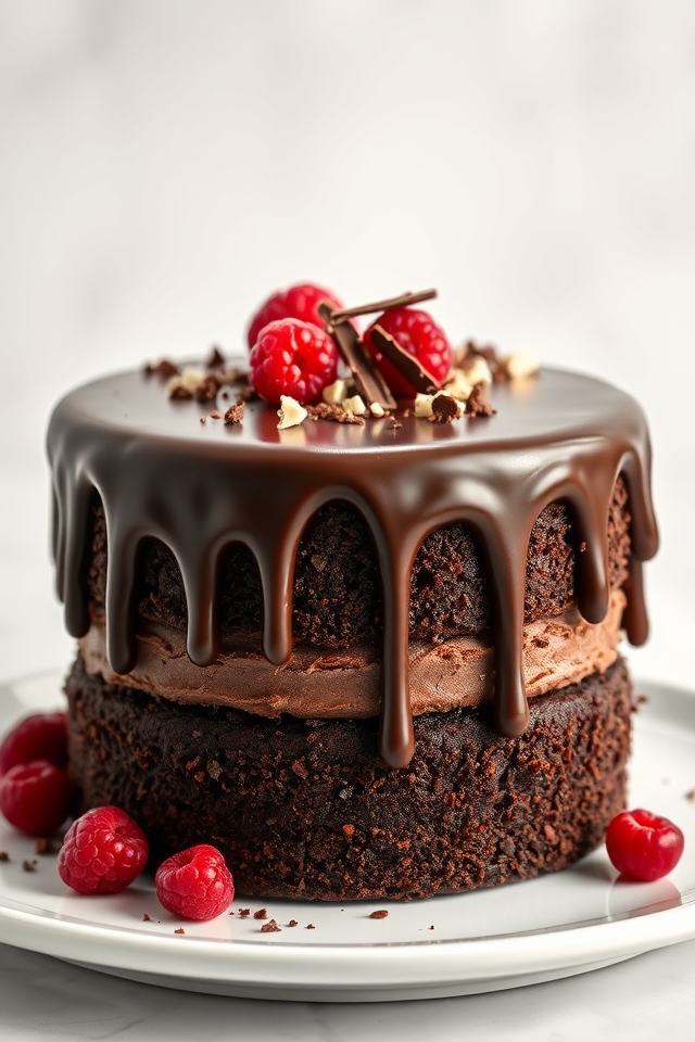 lush chocolate cake indulgence
