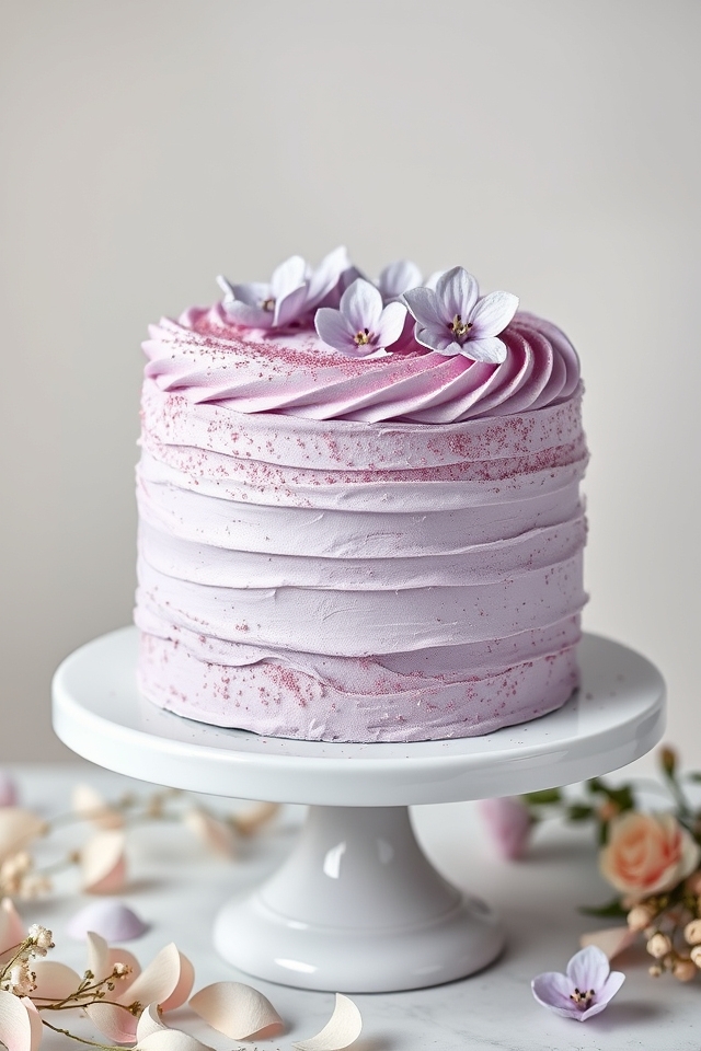 luxurious champagne infused cake