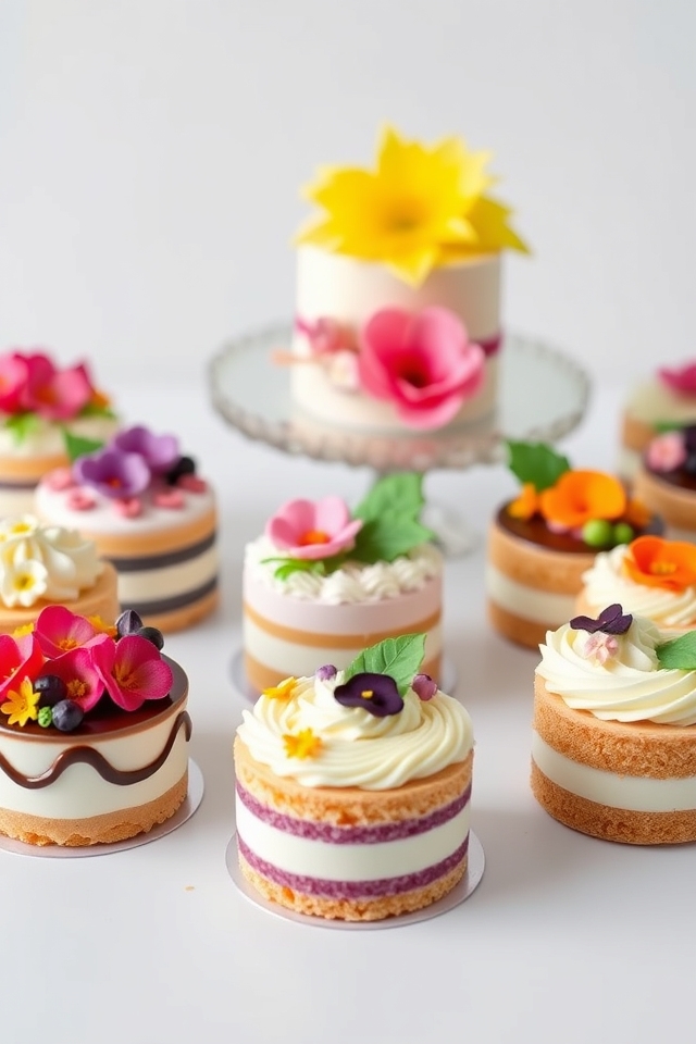 personalized mini cake treats