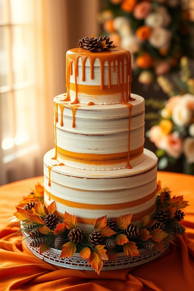 pumpkin spice cake elegance