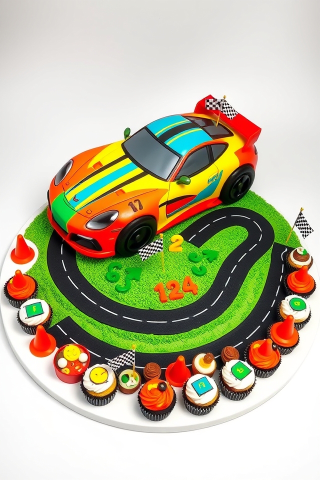 race car birthday celebration