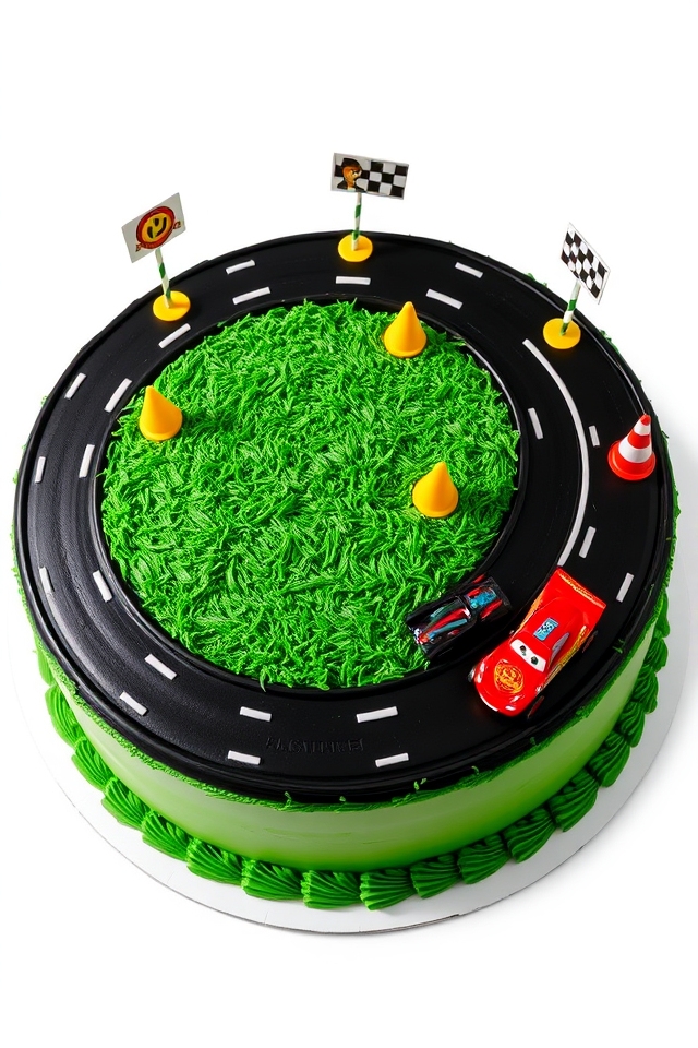 radiator springs race cake