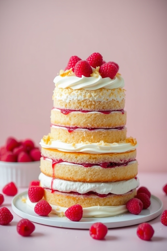 raspberry coconut flavor delight