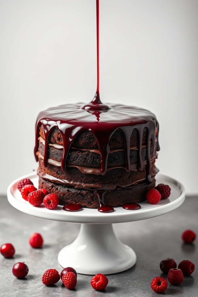 red wine chocolate indulgence