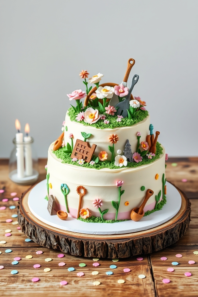 retirement celebration craft cake