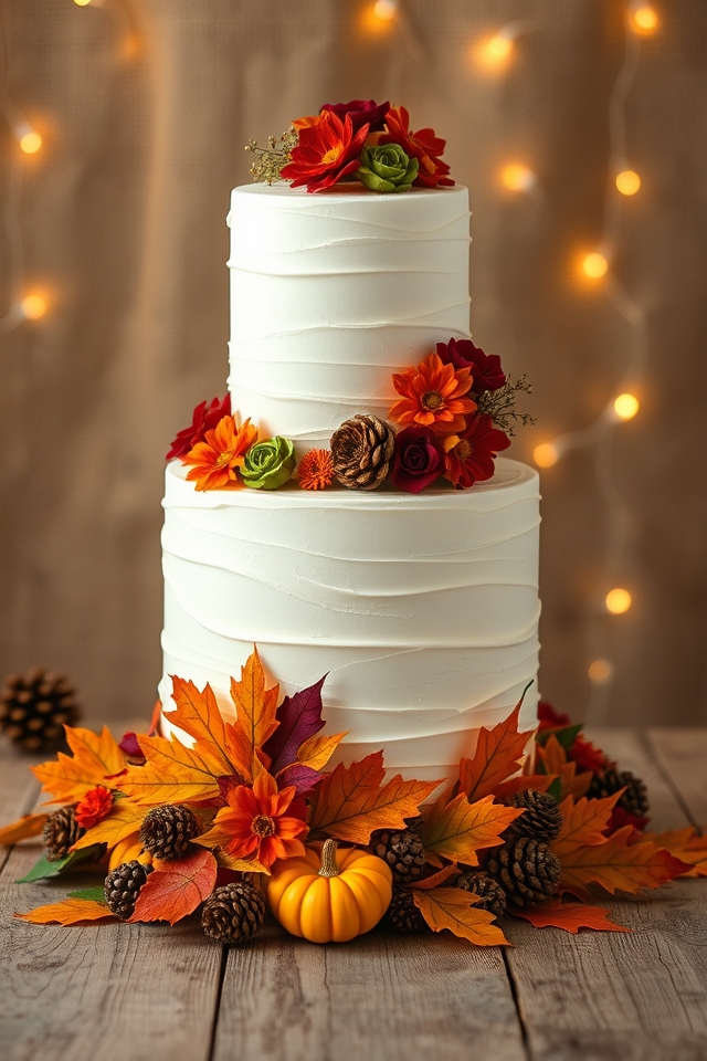 rustic autumn themed baby shower
