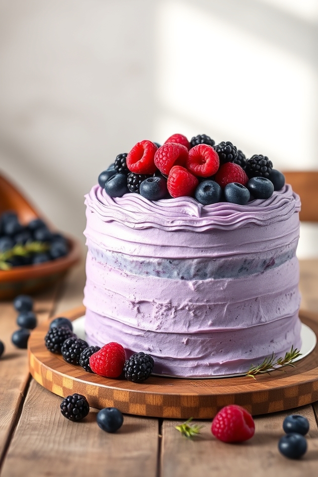 rustic berry cake delight
