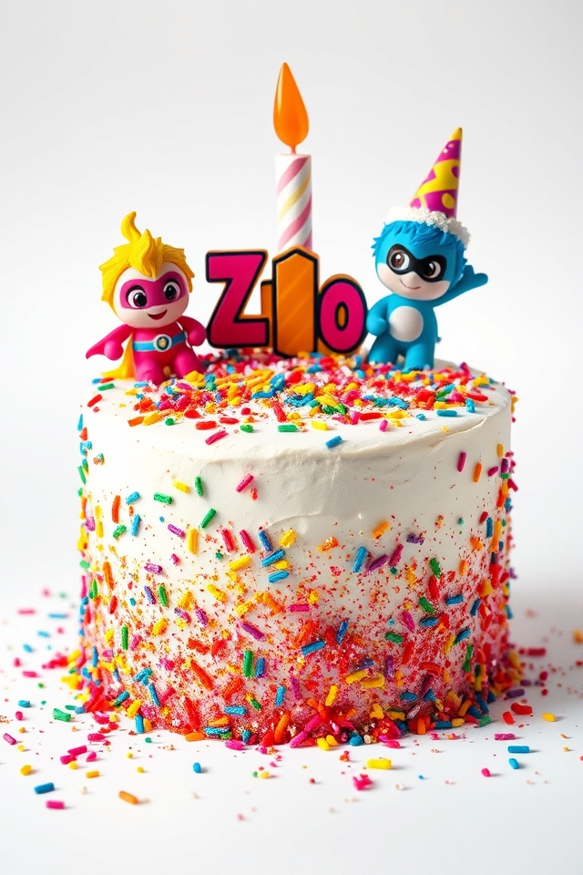 sparkling super zings cake