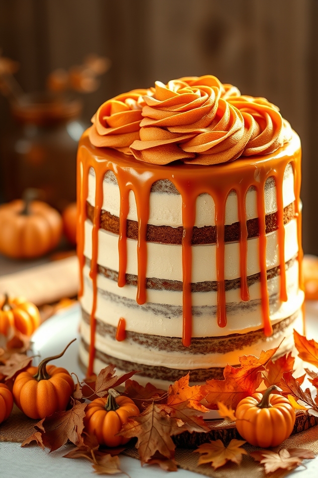spiced pumpkin cake delight