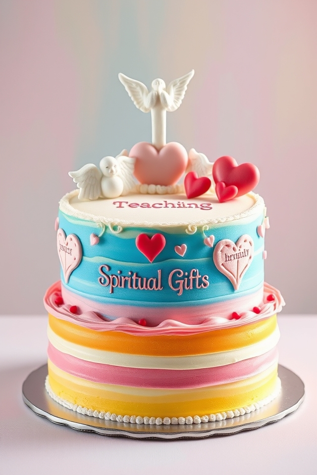 spiritual gifts celebration cake