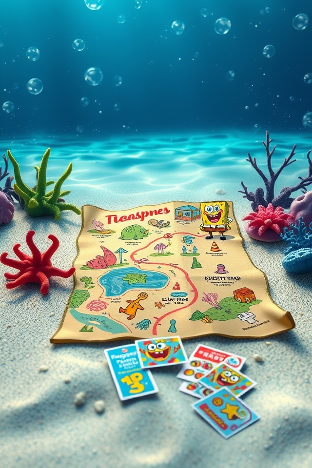 sponge bob treasure hunt