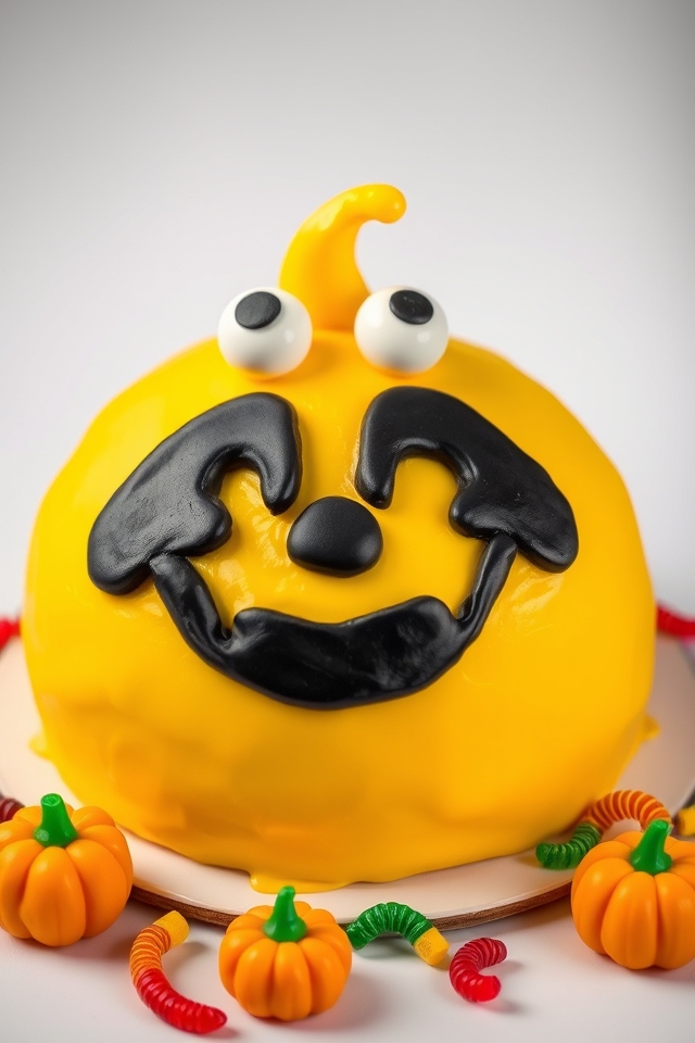 spooky spongebob halloween cake