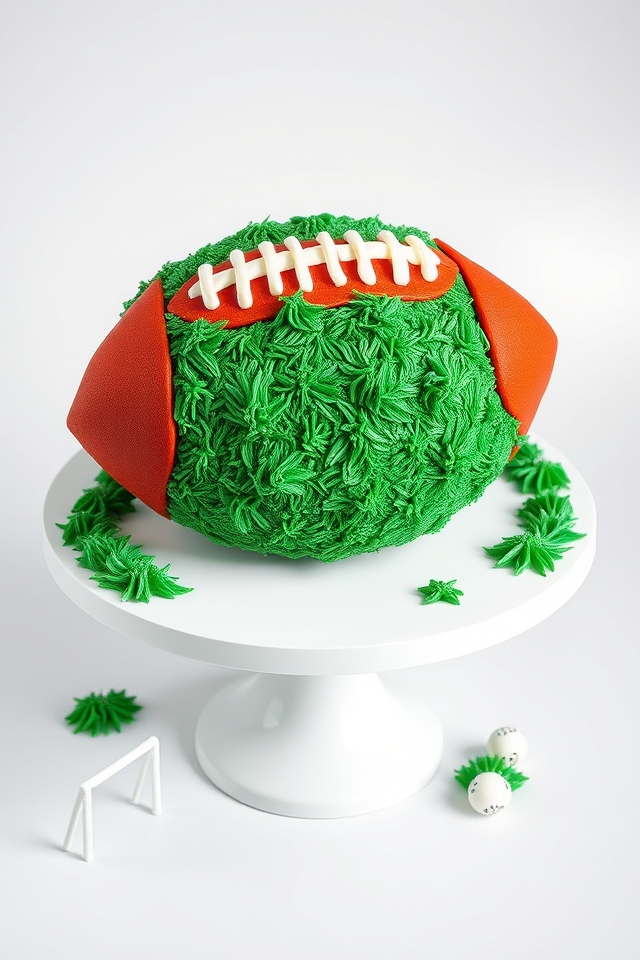 sports themed retirement cake celebration