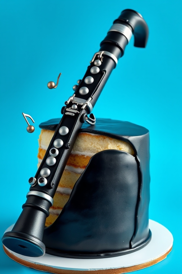 squidward s whimsical clarinet cake