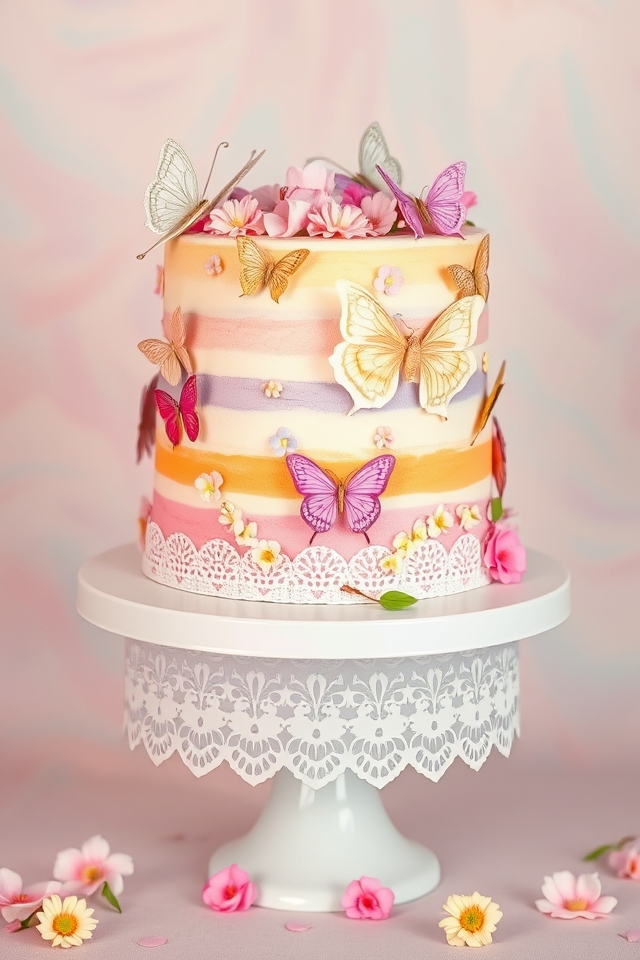 sugar butterflies and accents