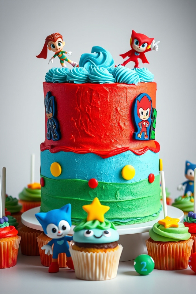 super zings birthday cake design