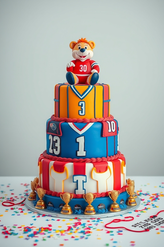 team spirit celebration cake