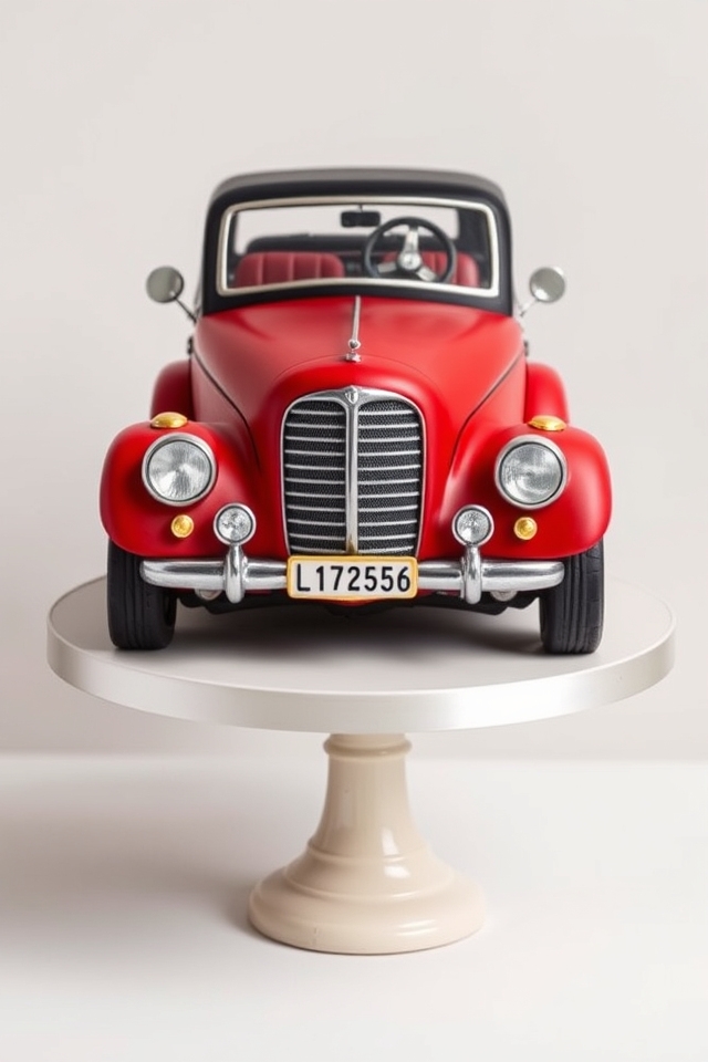 timeless charm car cake