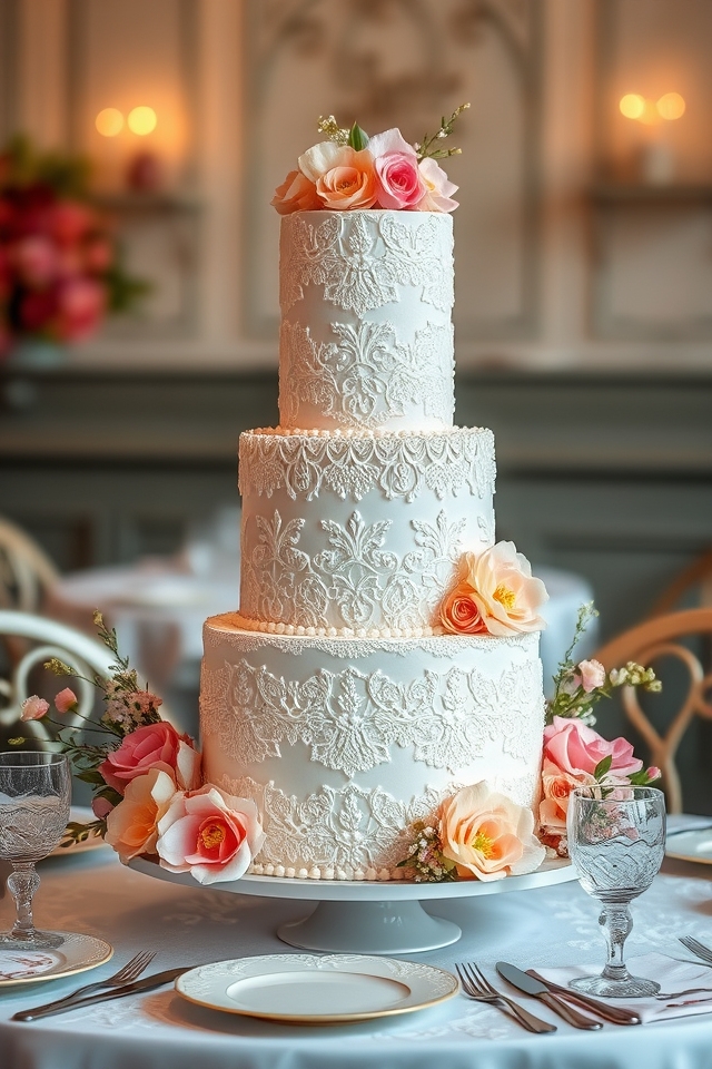 timeless elegance vintage cake