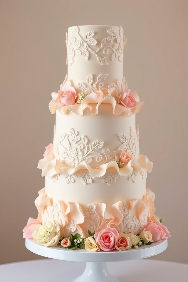 timeless vintage cake elegance