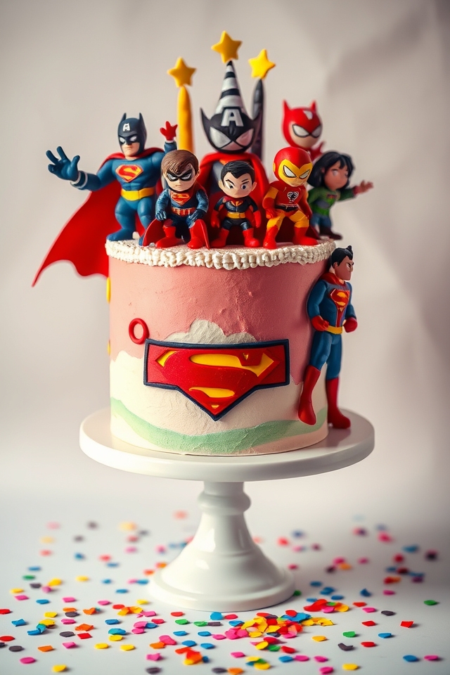vibrant fondant character cakes