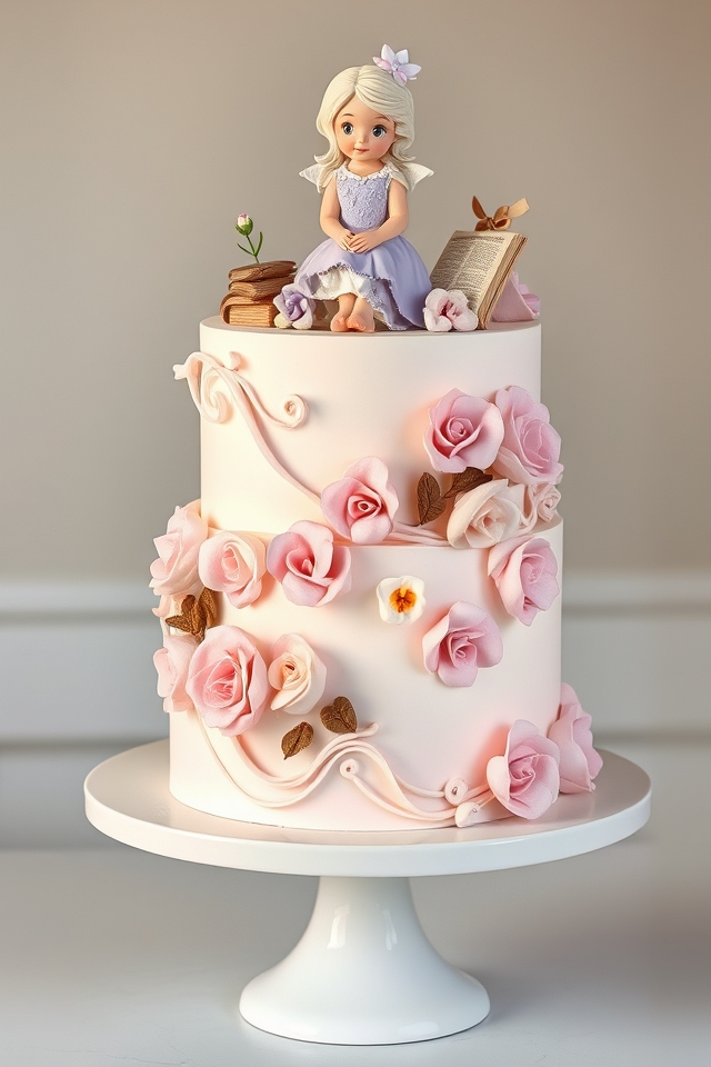 vintage whimsical cake designs