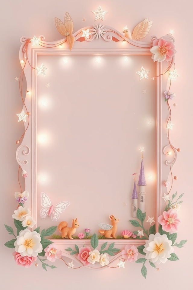 whimsical birthday photo frame