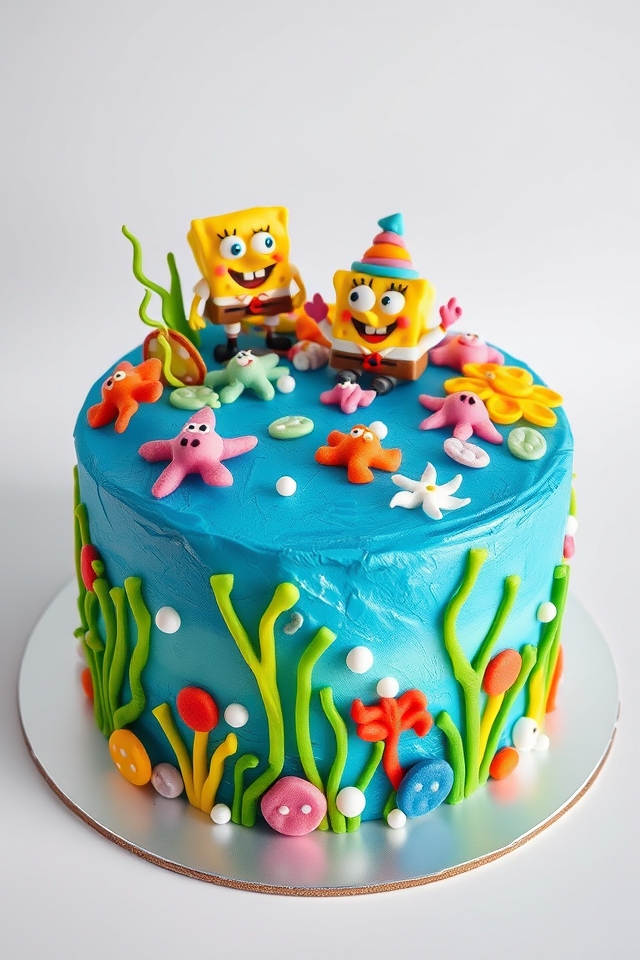 whimsical underwater adventure cake