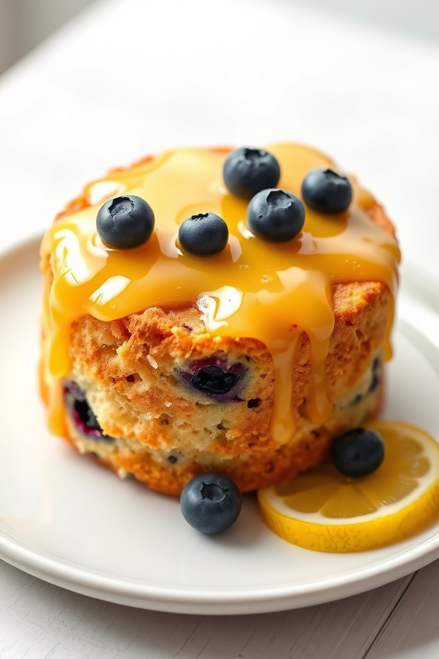 zesty blueberry lemon cake